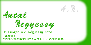 antal negyessy business card